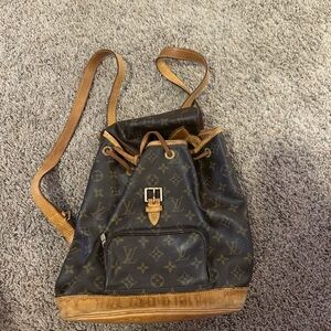 Louis Vuitton Dark Brown Monogram Backpack